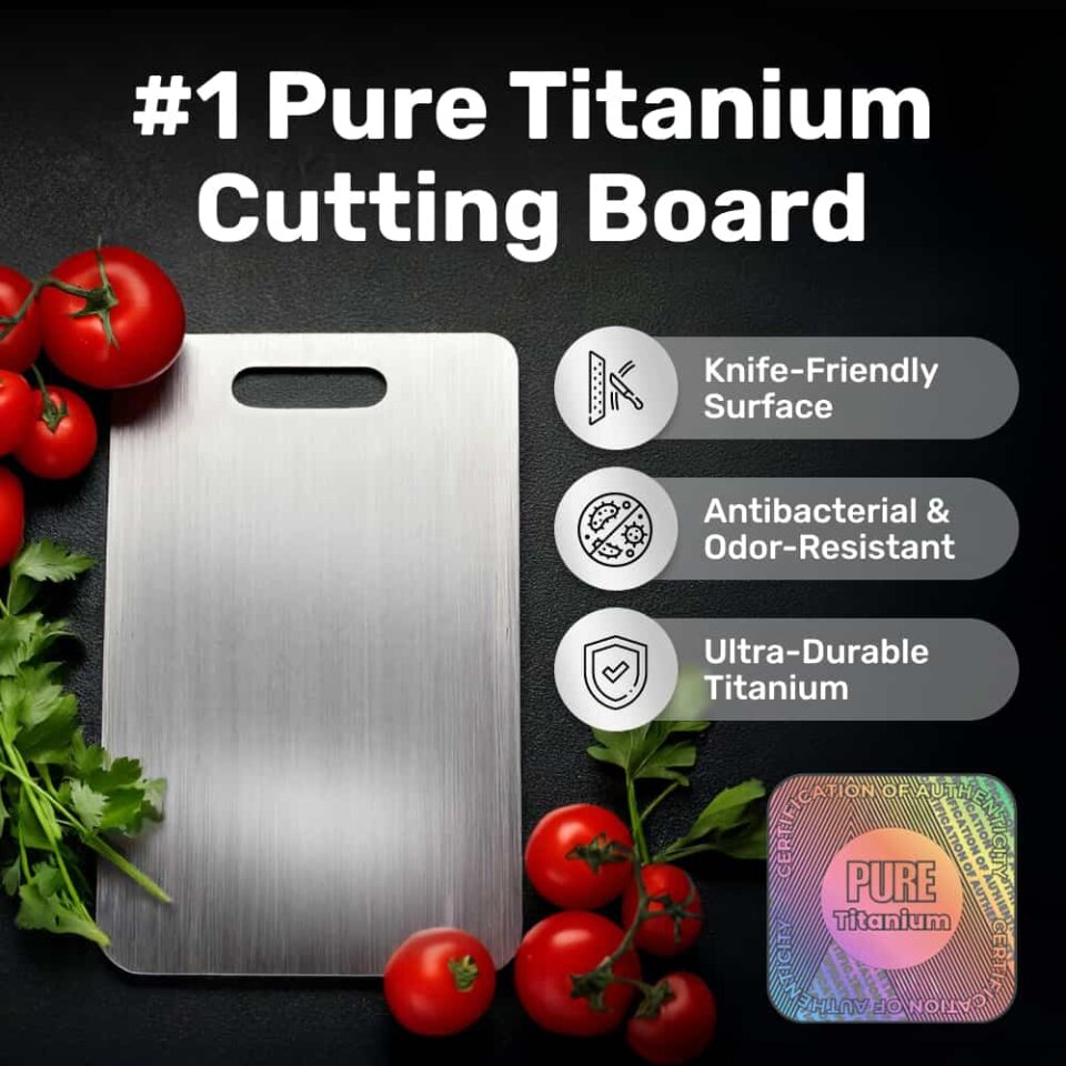 Katori pure titanium chopping board